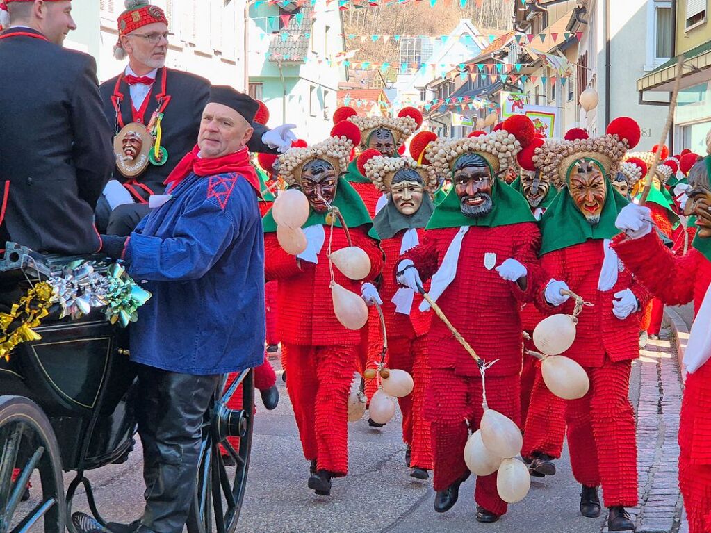 Am Fasnet-Ausrufen in Elzach beteiligten sich unzhlige Schuttig.