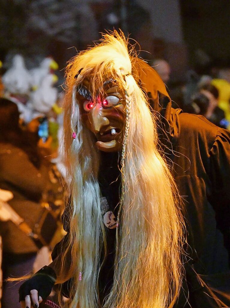 Fast 2000 Narren zogen bei Nacht durch Schuttern.