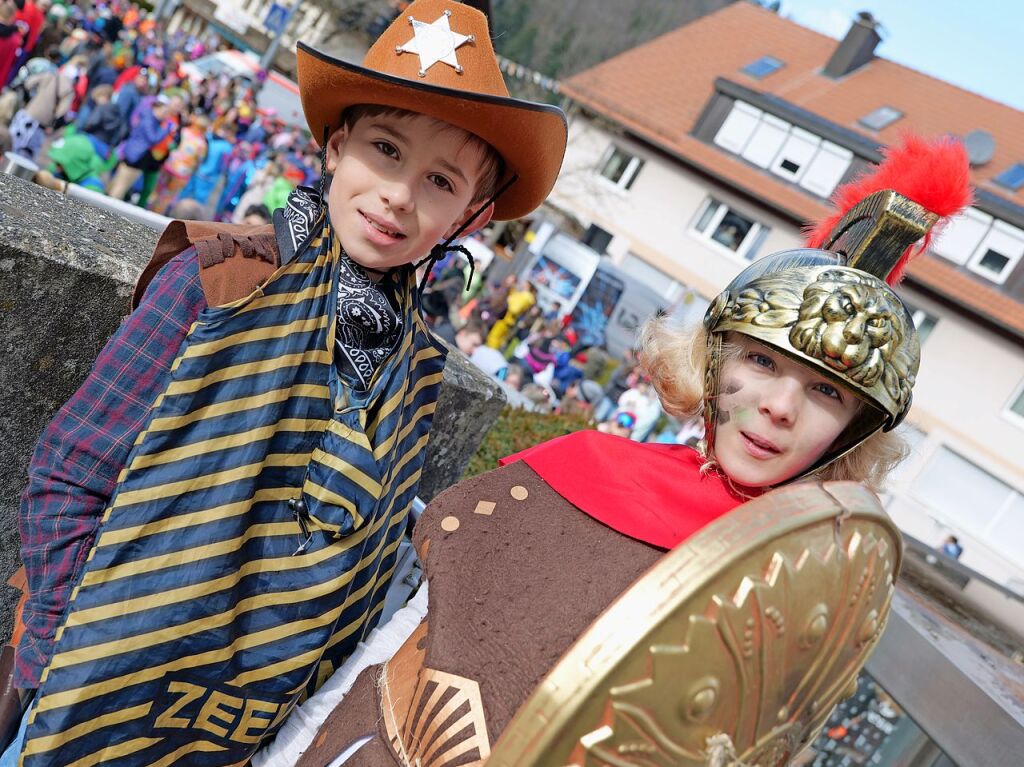 Der Fasnachtsumzug in Buchenbach ist bei den Narren beliebt.