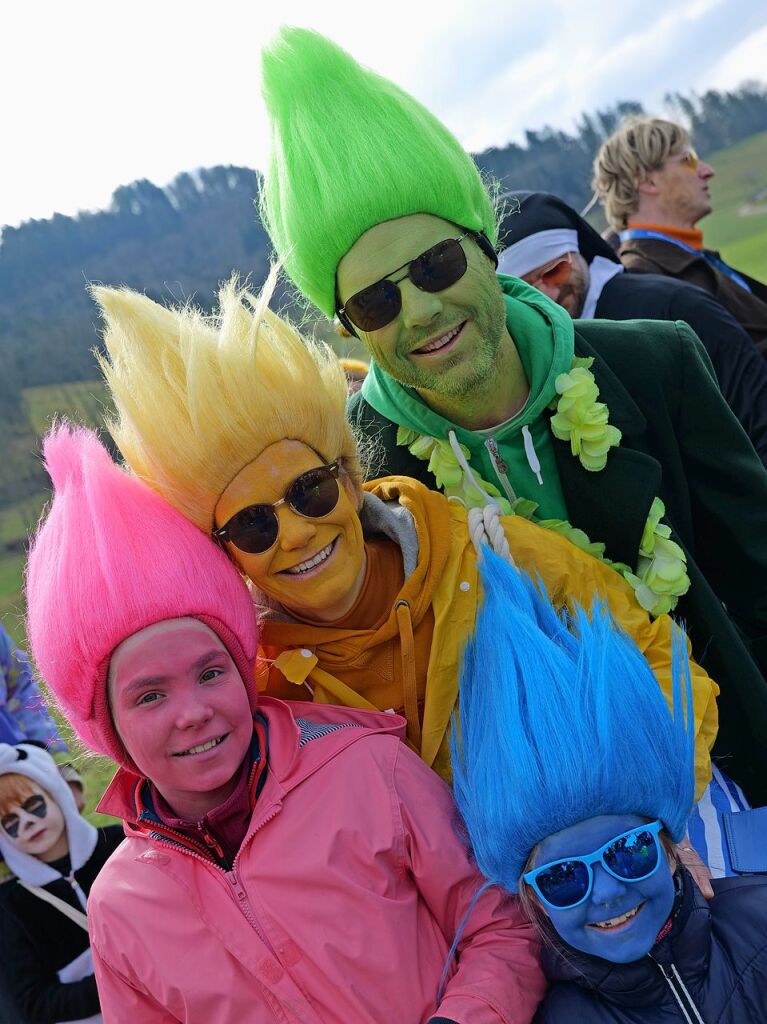 Der Fasnachtsumzug in Buchenbach ist bei den Narren beliebt.