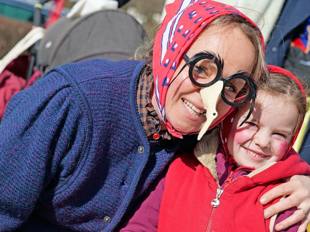 Der Fasnachtsumzug in Buchenbach ist bei den Narren beliebt.