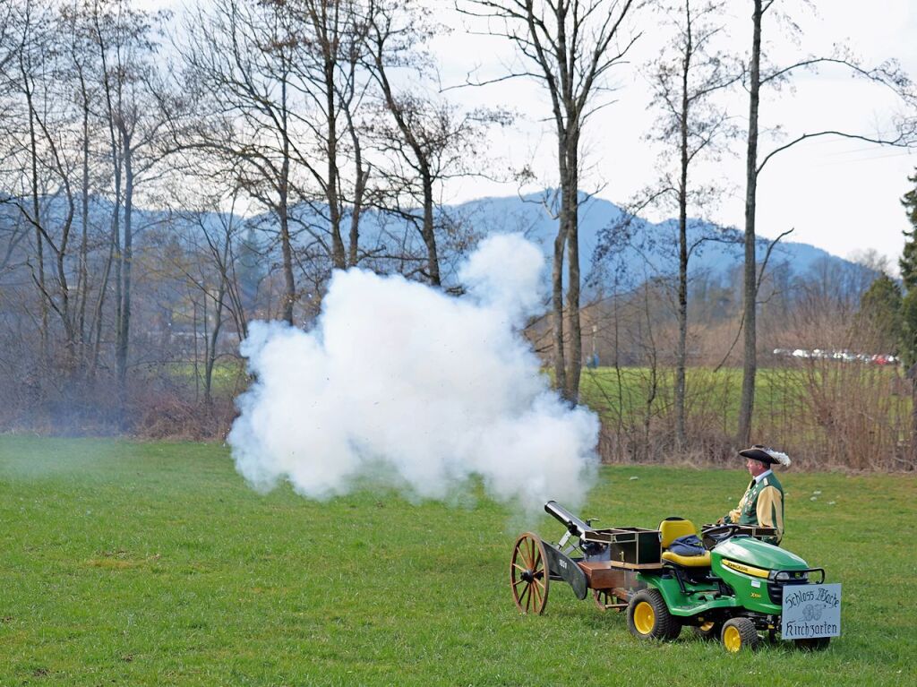 Der Fasnachtsumzug in Buchenbach ist bei den Narren beliebt.