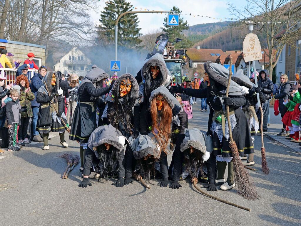 Der Fasnachtsumzug in Buchenbach ist bei den Narren beliebt.