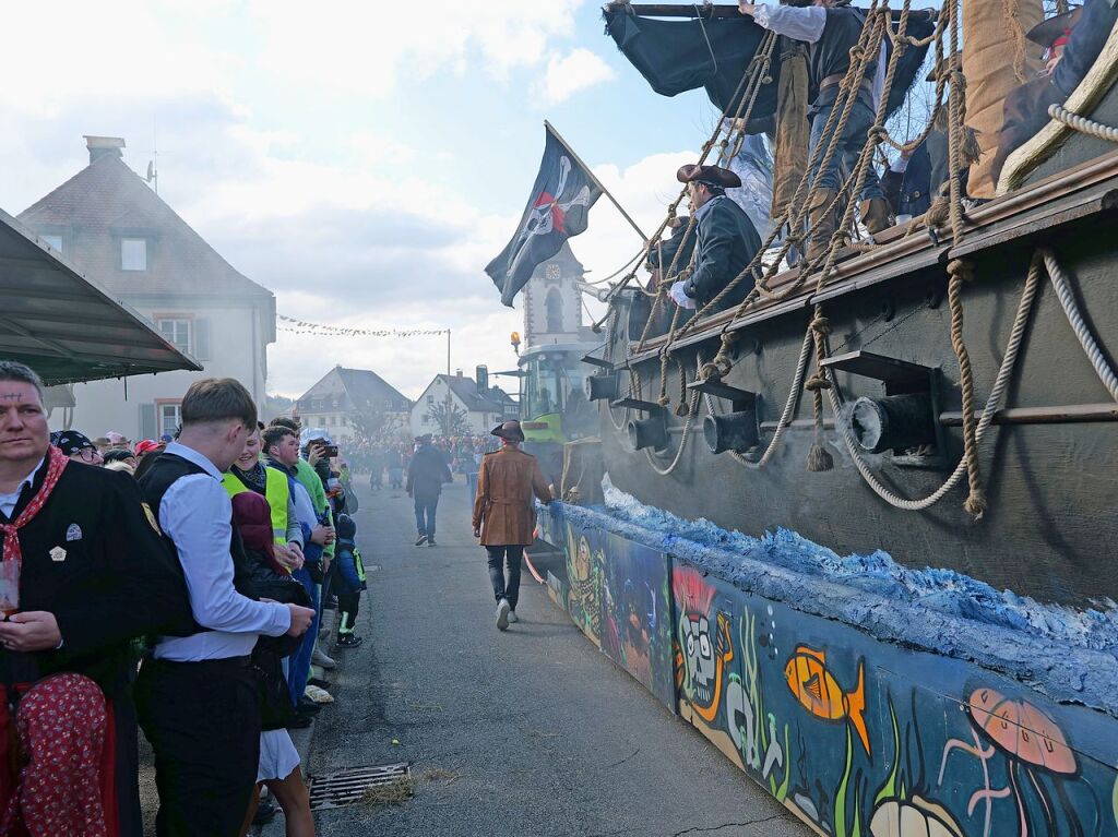 Der Fasnachtsumzug in Buchenbach ist bei den Narren beliebt.