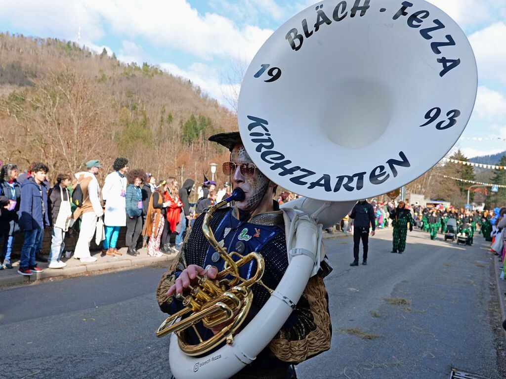 Der Fasnachtsumzug in Buchenbach ist bei den Narren beliebt.