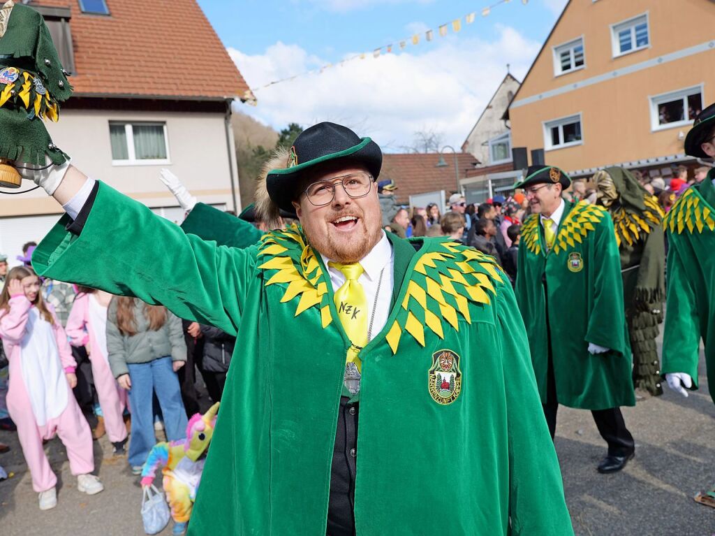 Der Fasnachtsumzug in Buchenbach ist bei den Narren beliebt.