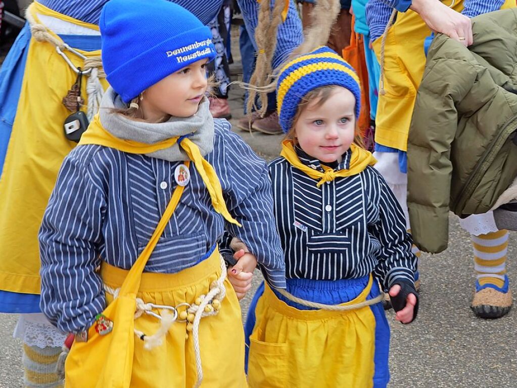 Der Fasnachtsumzug in Buchenbach ist bei den Narren beliebt.