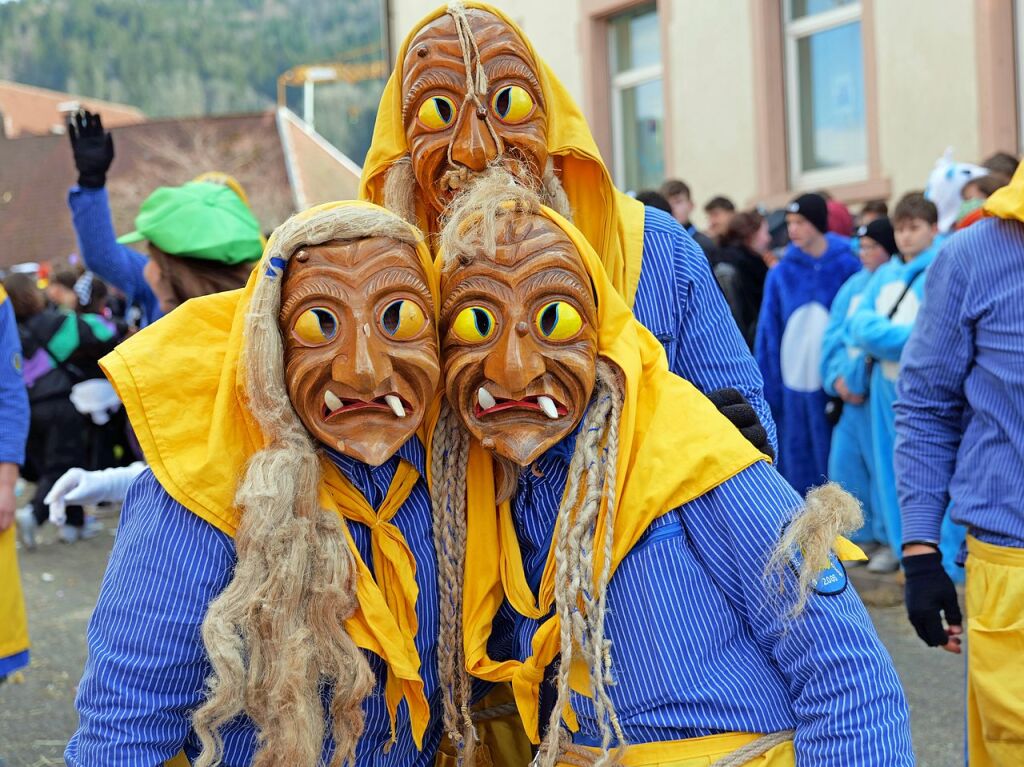 Der Fasnachtsumzug in Buchenbach ist bei den Narren beliebt.