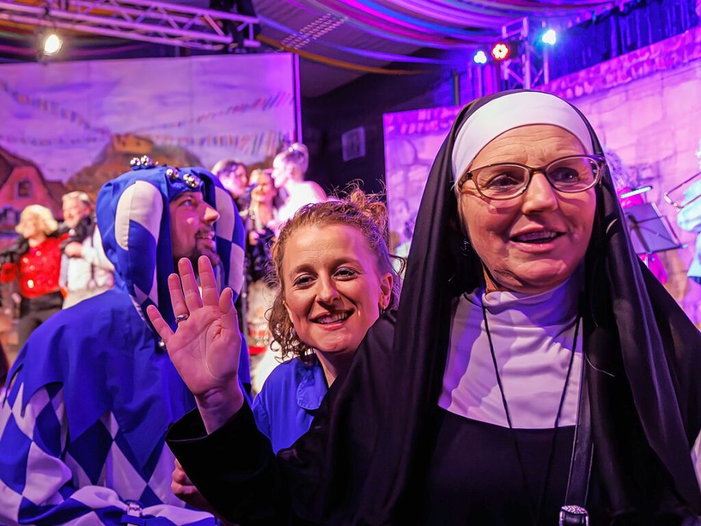 Beste Laune aus ausgelassene Stimmung herrschte beim Zunftabend in Staufen.