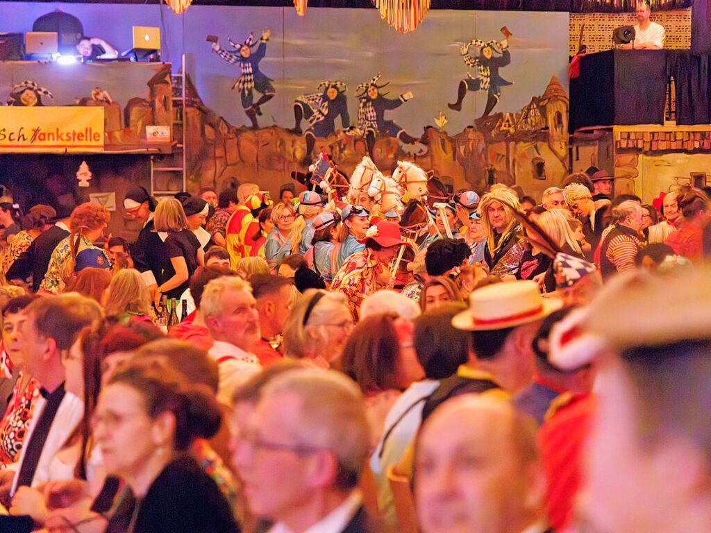 Beste Laune aus ausgelassene Stimmung herrschte beim Zunftabend in Staufen.