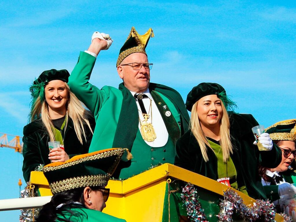 Der Umzug durch den Ort ist ein Hhepunkt der Fasnacht in Oberried.