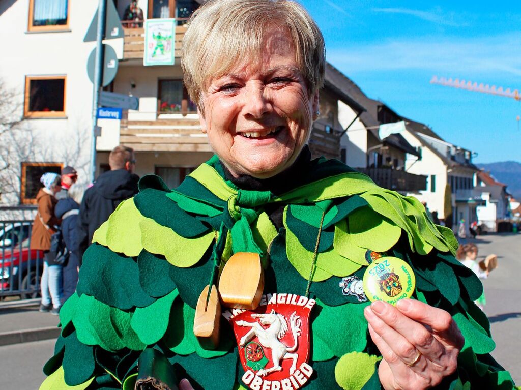 Der Umzug durch den Ort ist ein Hhepunkt der Fasnacht in Oberried.