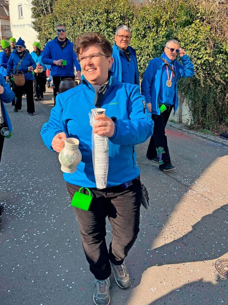 Das ganze Dorf ist auf den Beinen, wenn der Fasnachtsumzug durch Istein zieht.