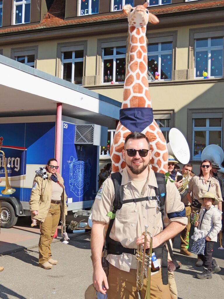 Bei besten Wetter kamen die Gste zum Wehrer Umzug zu Hauf.