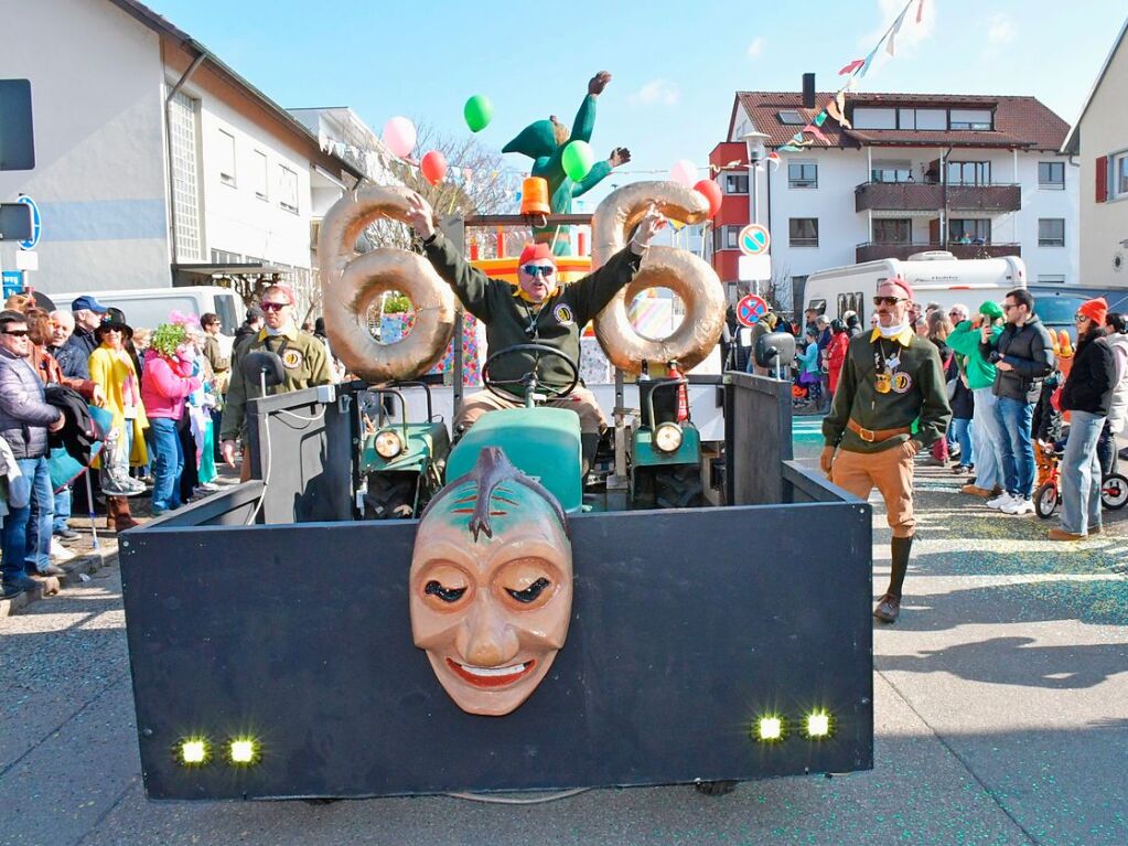 In Grenzach und Wyhlen wurde bei den Umzgen krftig gefeiert.