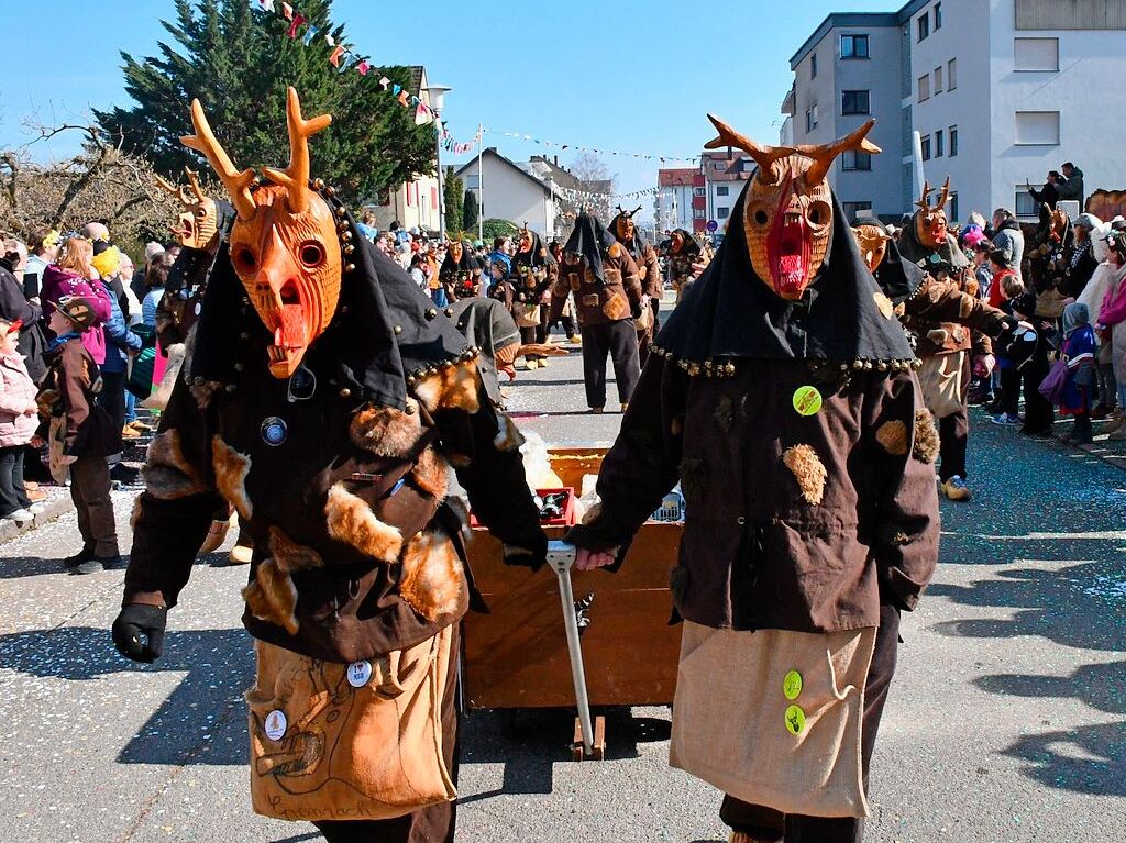 In Grenzach und Wyhlen wurde bei den Umzgen krftig gefeiert.