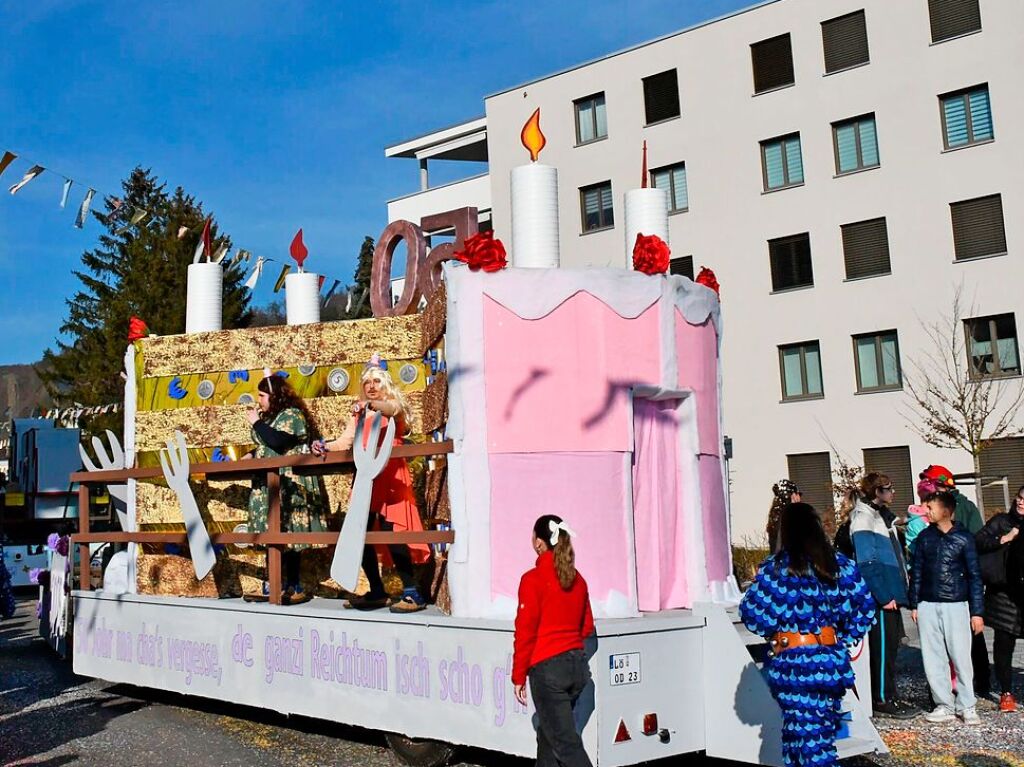 In Grenzach und Wyhlen wurde bei den Umzgen krftig gefeiert.