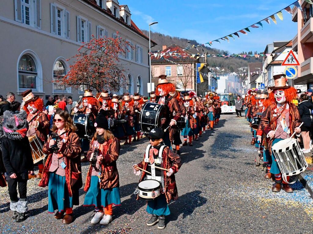 In Grenzach und Wyhlen wurde bei den Umzgen krftig gefeiert.