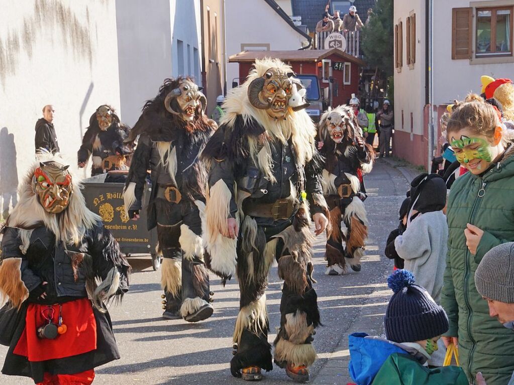 Gute Laune herrschte schon auf den ersten Metern der Umzugsstrecke in Herbolzheim