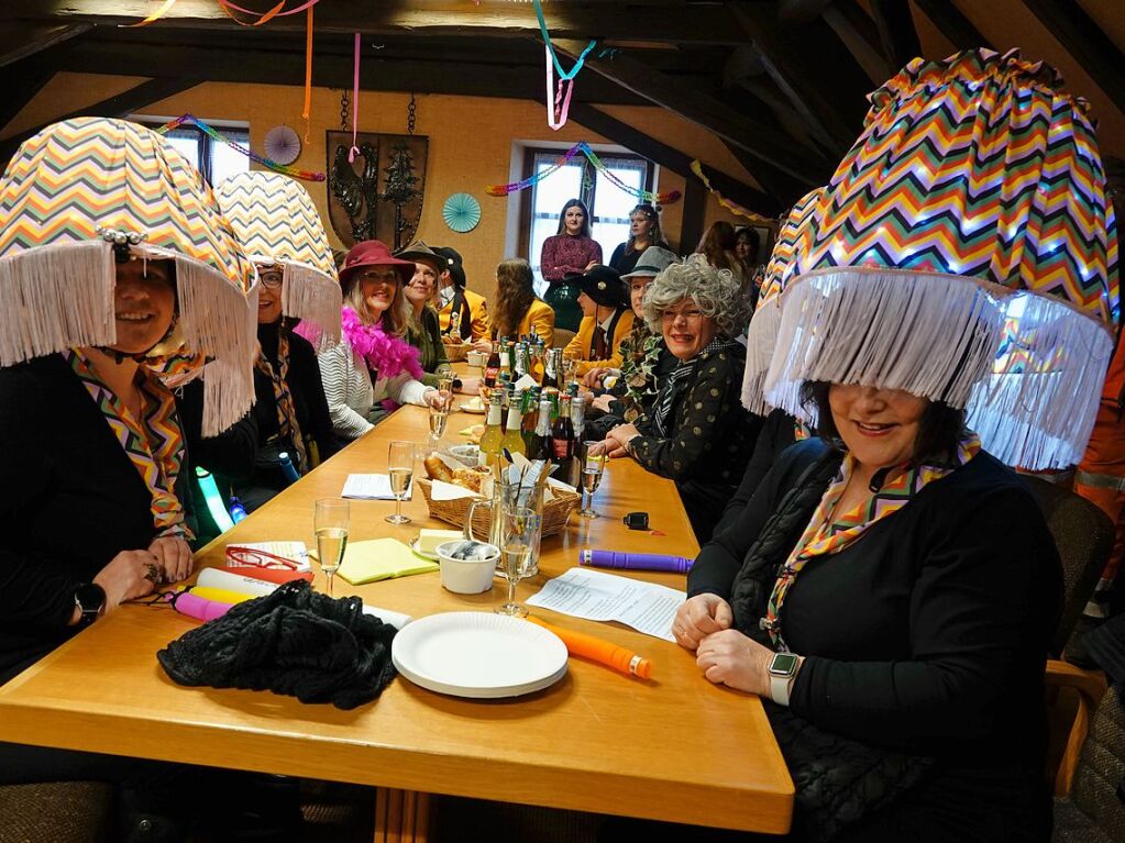 Gleich vier Lampen feierten bei der Fasnacht in Grwihl.