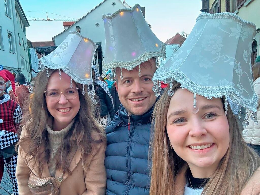 In Freiburg auf der Stae: Jana Nottermann, Lena Prtzas und Patrick Trummer.