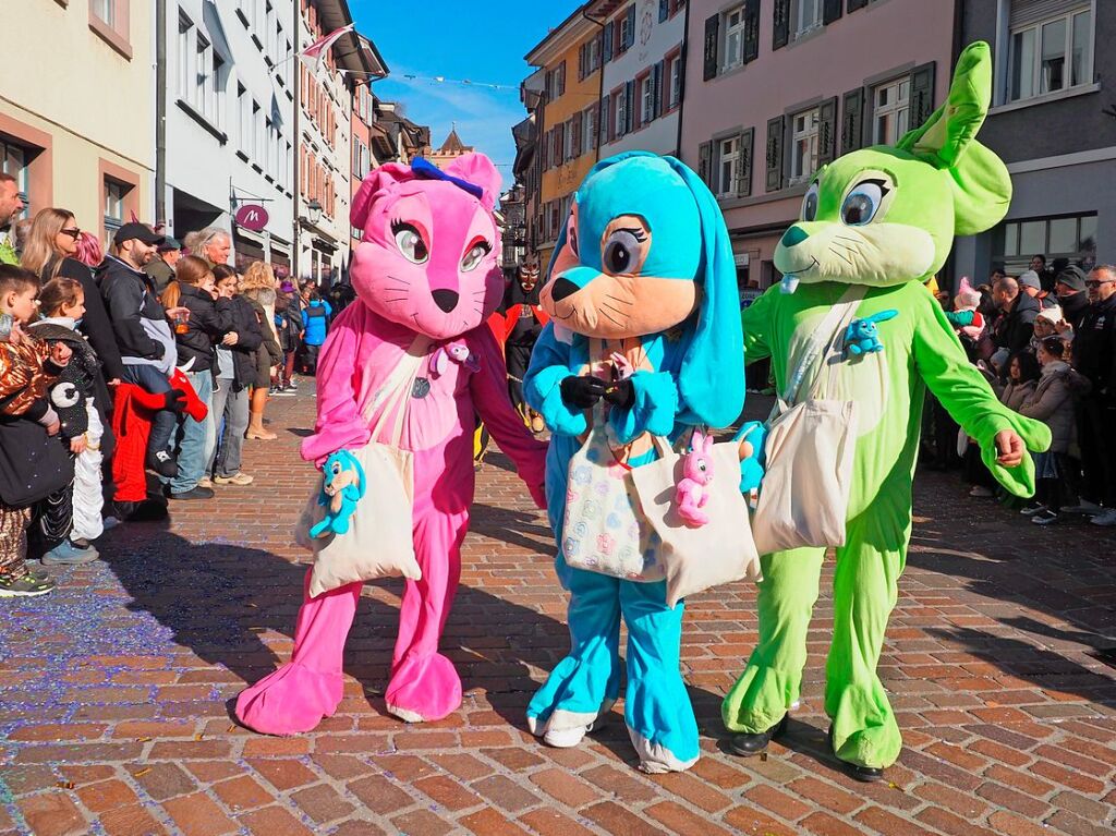 In den beiden Rheinfelden herrschte bei strahlendem Sonnenschein ausgelassene Stimmung.