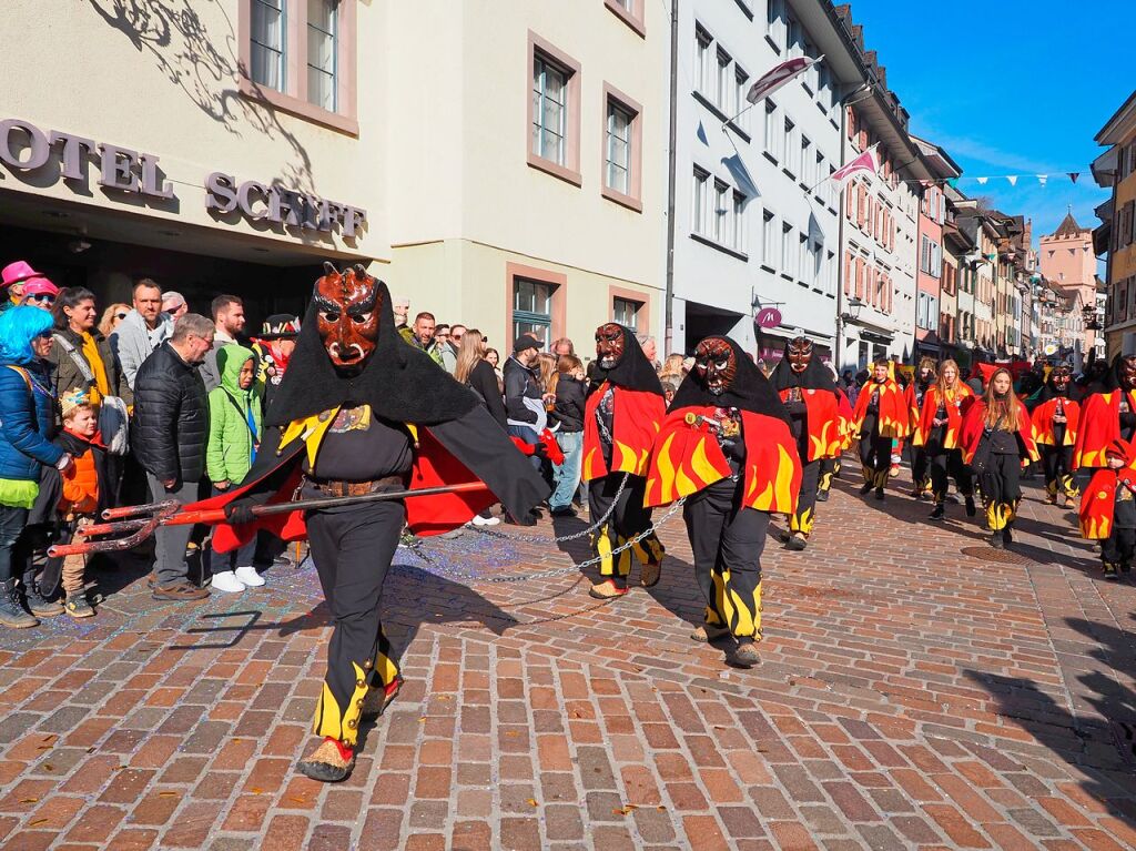 In den beiden Rheinfelden herrschte bei strahlendem Sonnenschein ausgelassene Stimmung.