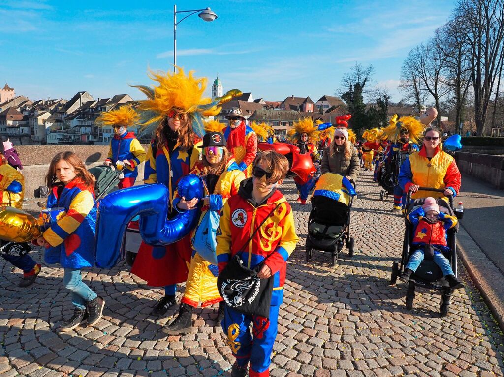 In den beiden Rheinfelden herrschte bei strahlendem Sonnenschein ausgelassene Stimmung.