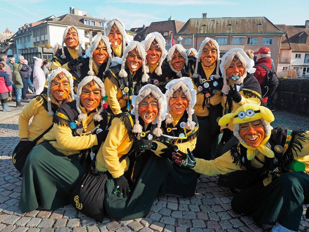 In den beiden Rheinfelden herrschte bei strahlendem Sonnenschein ausgelassene Stimmung.