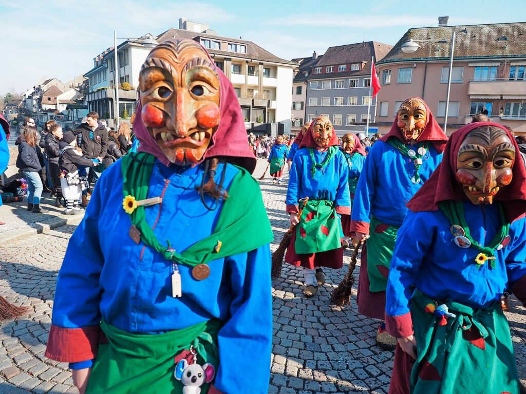 In den beiden Rheinfelden herrschte bei strahlendem Sonnenschein ausgelassene Stimmung.