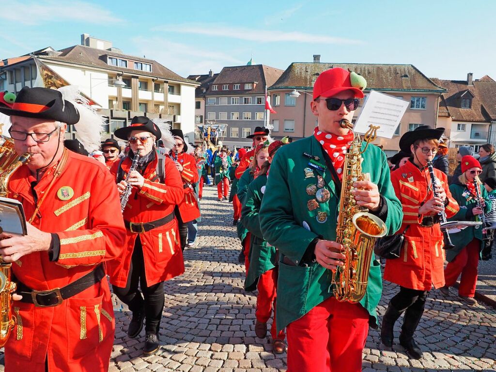 In den beiden Rheinfelden herrschte bei strahlendem Sonnenschein ausgelassene Stimmung.