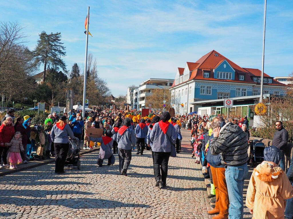 In den beiden Rheinfelden herrschte bei strahlendem Sonnenschein ausgelassene Stimmung.