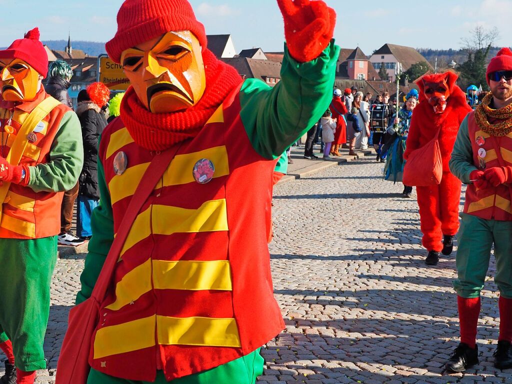 In den beiden Rheinfelden herrschte bei strahlendem Sonnenschein ausgelassene Stimmung.