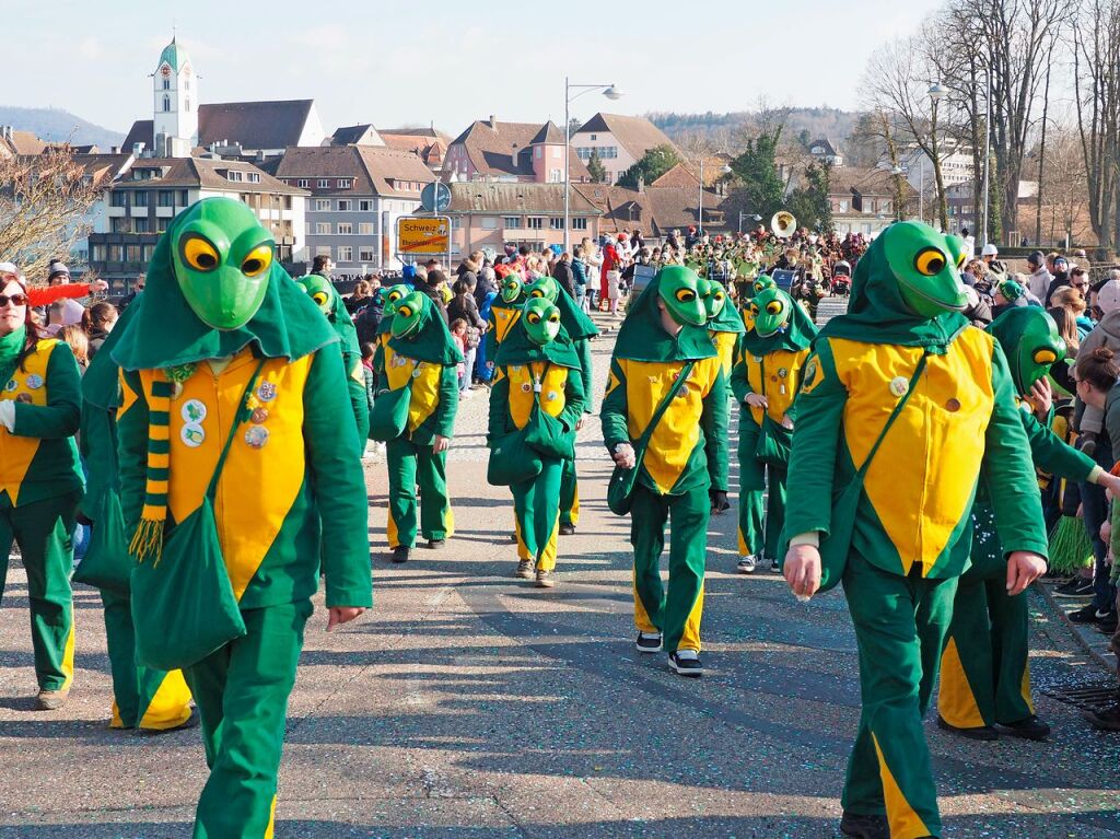 In den beiden Rheinfelden herrschte bei strahlendem Sonnenschein ausgelassene Stimmung.