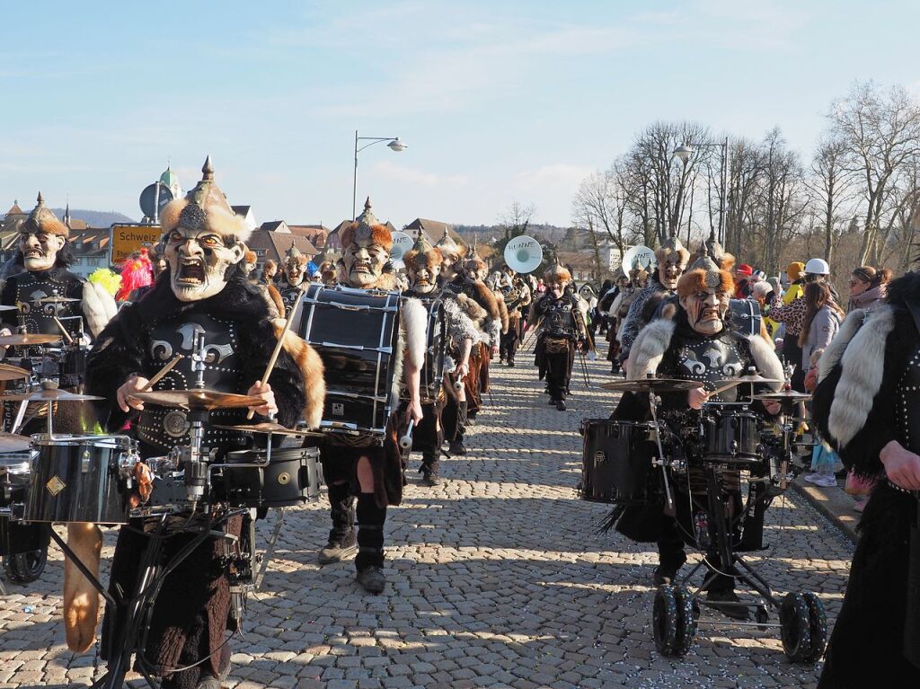 In den beiden Rheinfelden herrschte bei strahlendem Sonnenschein ausgelassene Stimmung.