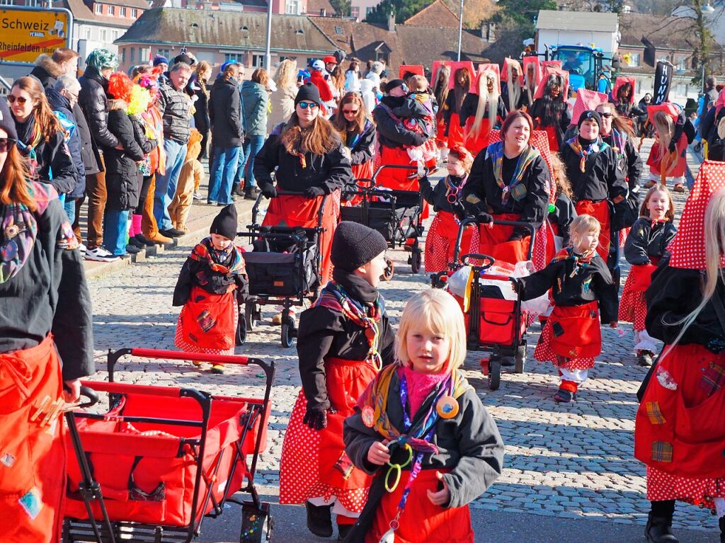 In den beiden Rheinfelden herrschte bei strahlendem Sonnenschein ausgelassene Stimmung.