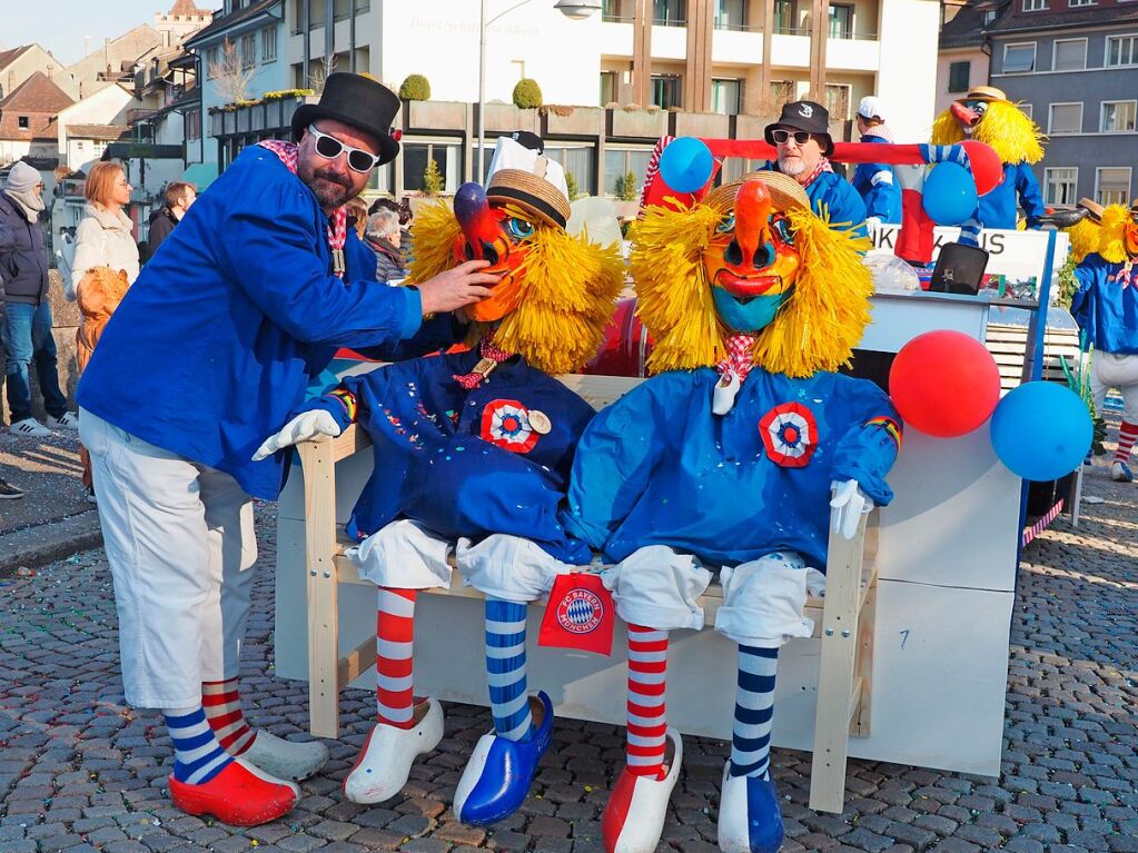 In den beiden Rheinfelden herrschte bei strahlendem Sonnenschein ausgelassene Stimmung.