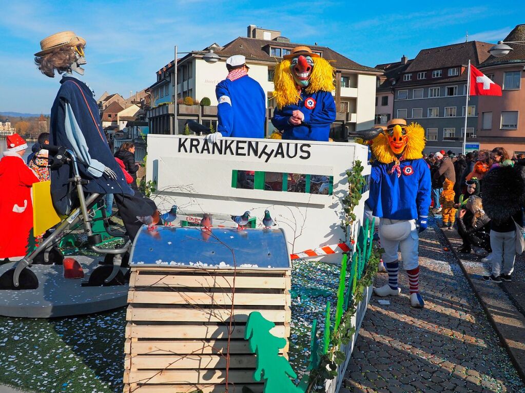 In den beiden Rheinfelden herrschte bei strahlendem Sonnenschein ausgelassene Stimmung.