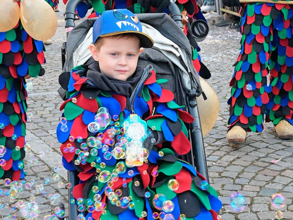 Bestes Wetter, beste Stimmung: Der Umzug in der Emmendinger Innenstadt mit 85 Gruppen