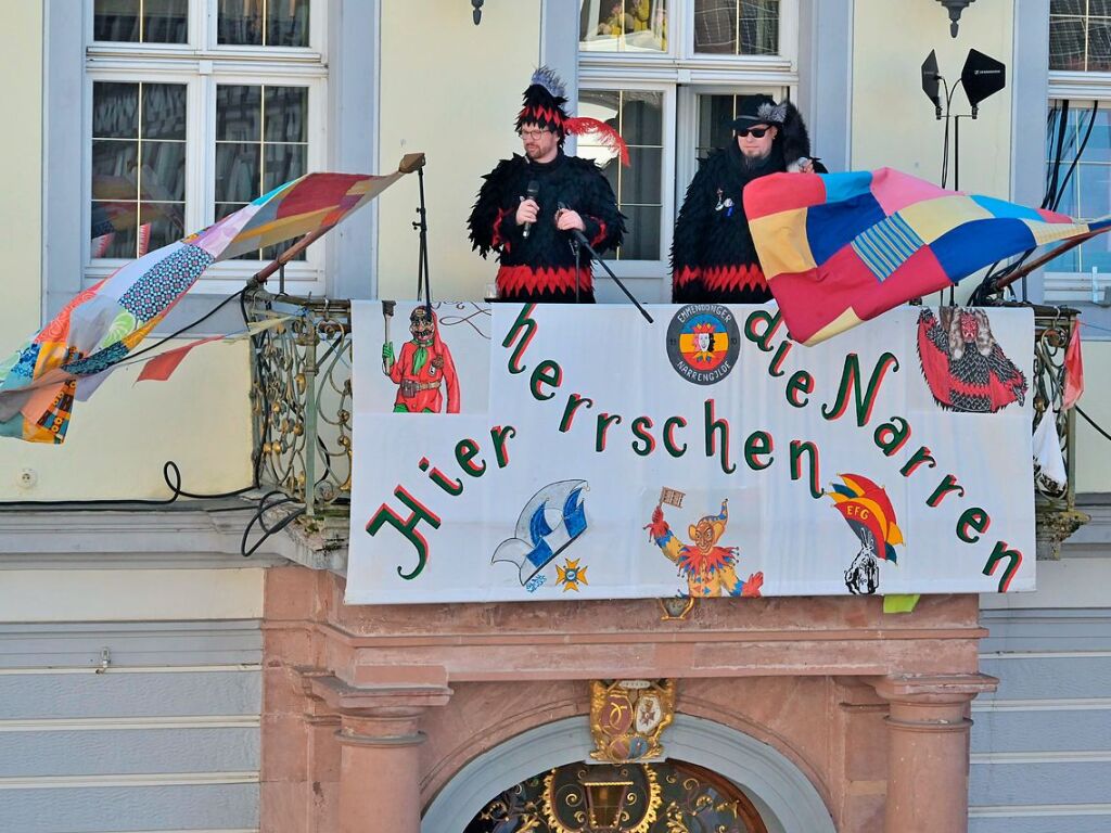 Bestes Wetter, beste Stimmung: Der Umzug in der Emmendinger Innenstadt mit 85 Gruppen