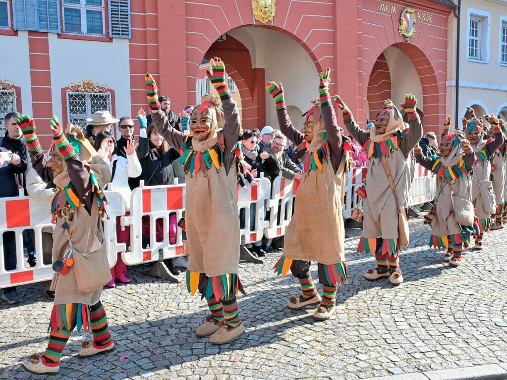 Bestes Wetter, beste Stimmung: Der Umzug in der Emmendinger Innenstadt mit 85 Gruppen