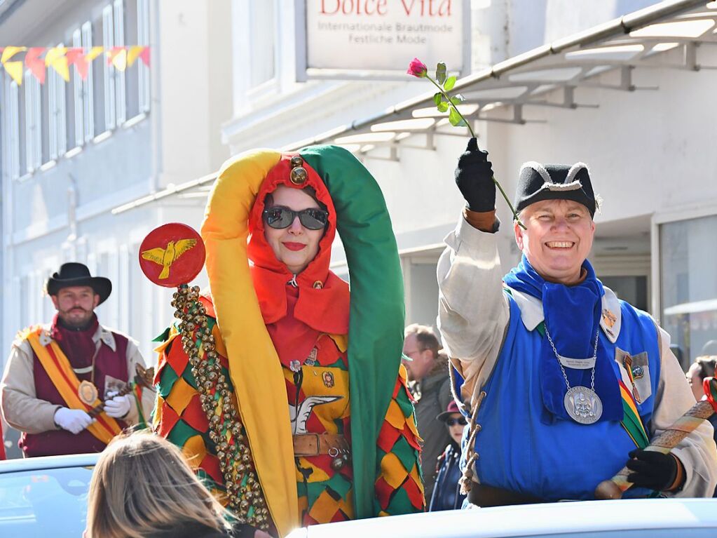 So bunt war der Fasnachtsumzug in Lrrach.