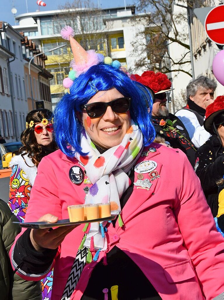 So bunt war der Fasnachtsumzug in Lrrach.