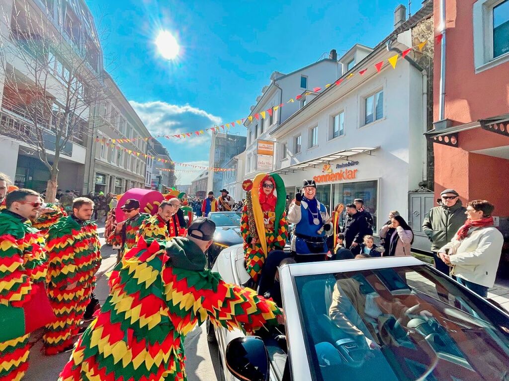 So bunt war der Fasnachtsumzug in Lrrach.