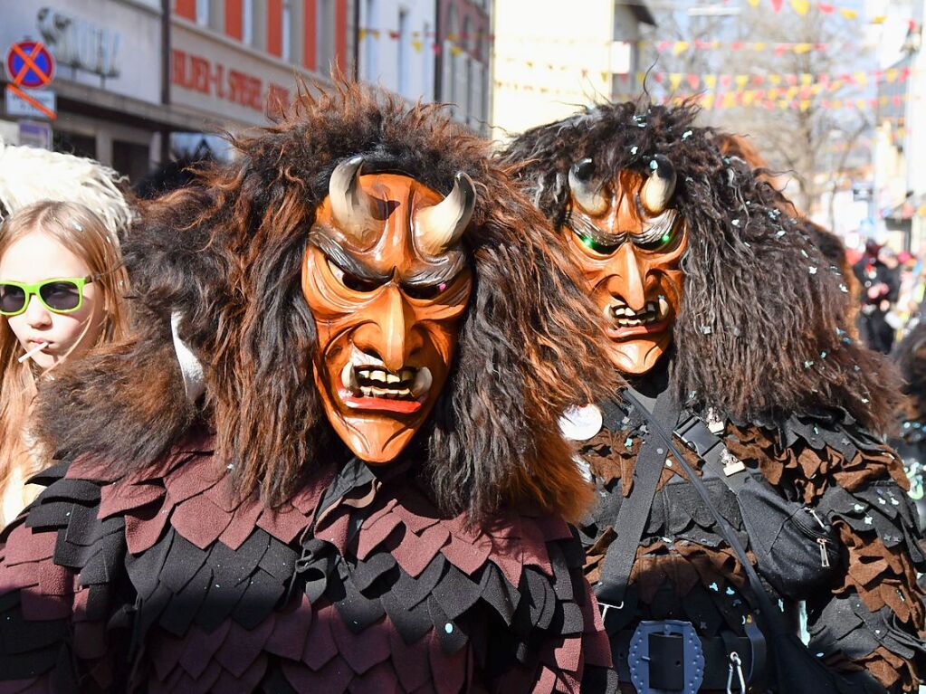 So bunt war der Fasnachtsumzug in Lrrach.