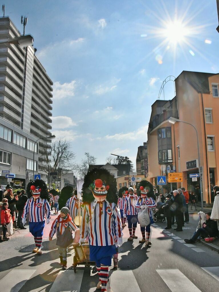 So bunt war der Fasnachtsumzug in Lrrach.