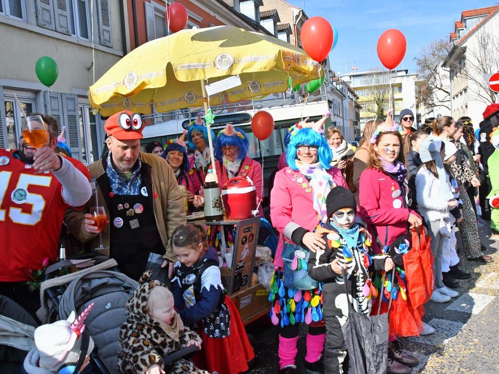 So bunt war der Fasnachtsumzug in Lrrach.