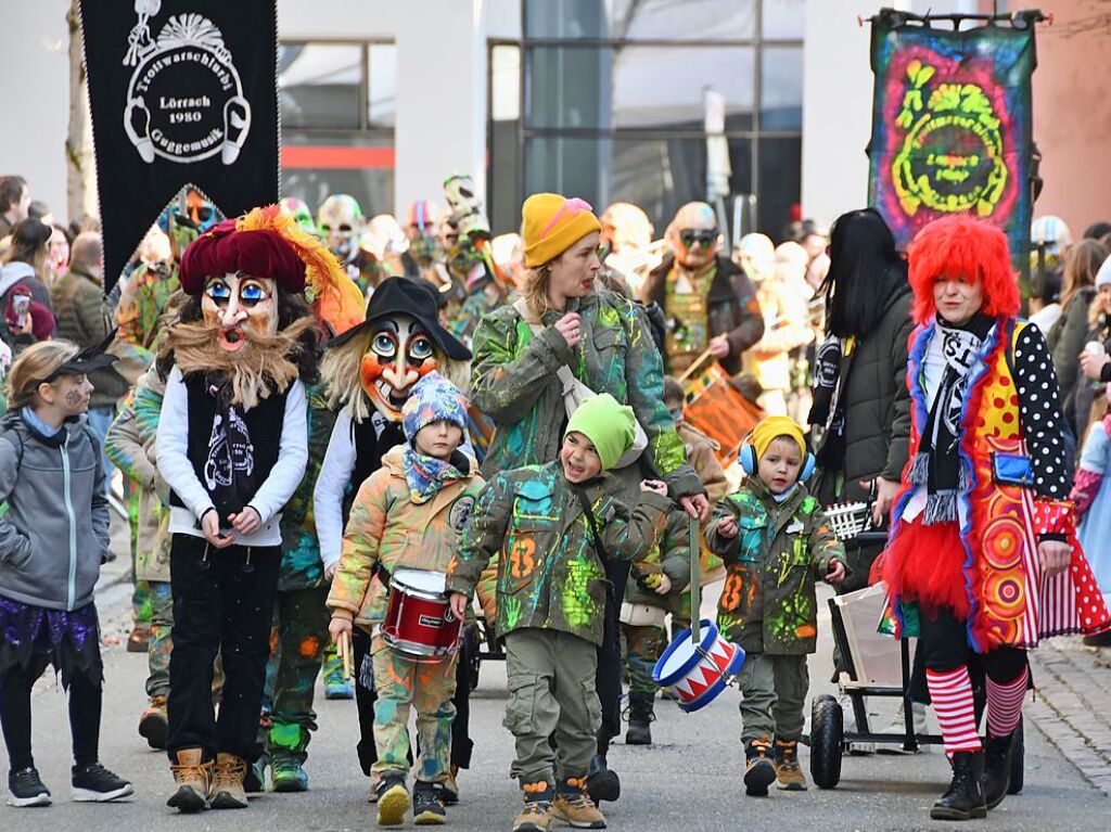 So bunt war der Fasnachtsumzug in Lrrach.