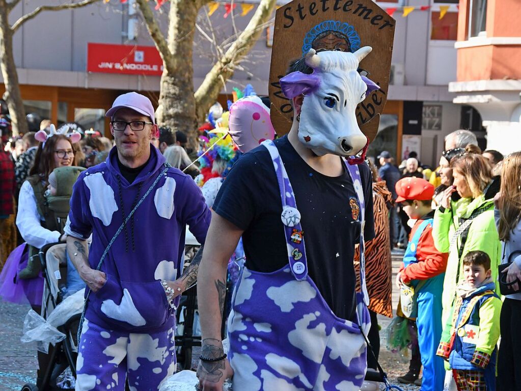 So bunt war der Fasnachtsumzug in Lrrach.