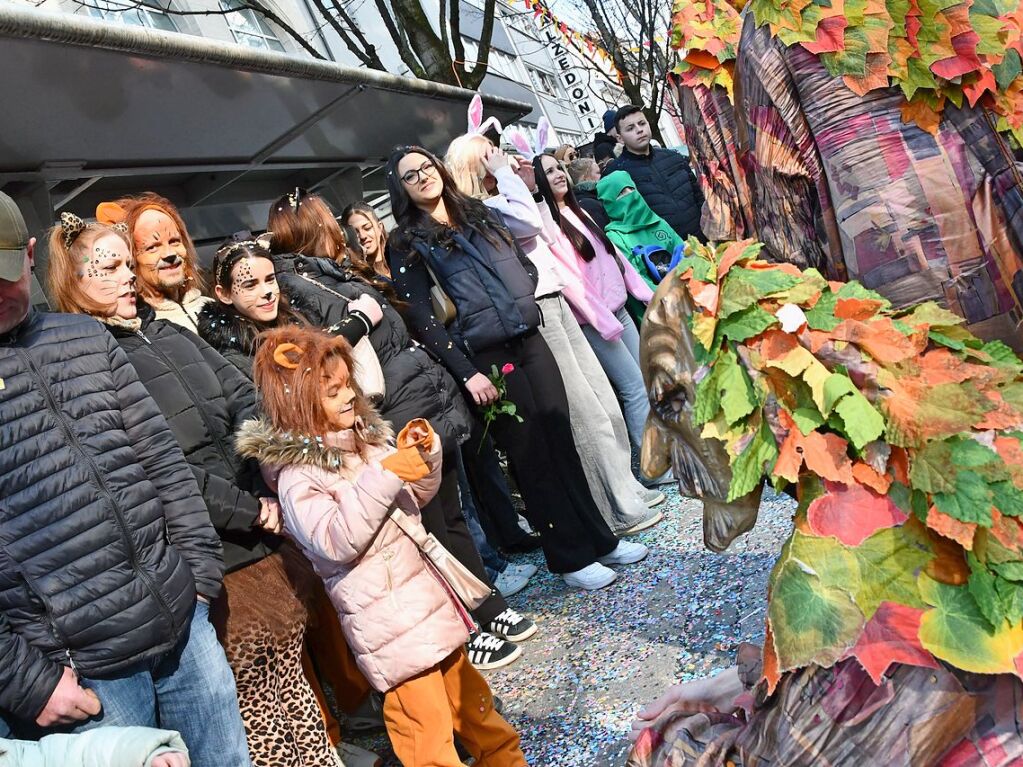 So bunt war der Fasnachtsumzug in Lrrach.